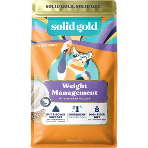 Solid Gold Fit as a Fiddle: Alaskan Pollock Dry Cat Food, 12-lb bag