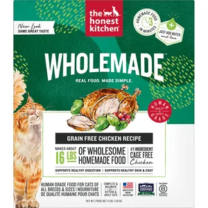 The Honest Kitchen Human Grade Dehydrated Grain-Free Chicken Cat Food, 4-lb