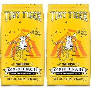 Tiny Tiger Natural Complete Recipe Chicken Flavor Dry Cat Food, 36-lb bundle
