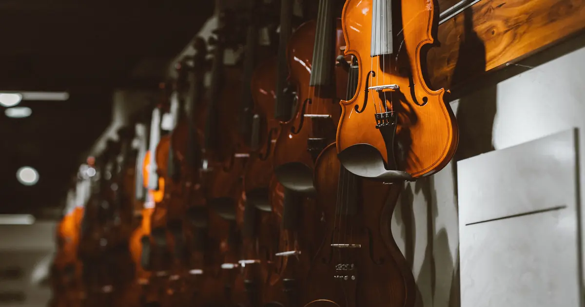 a violin